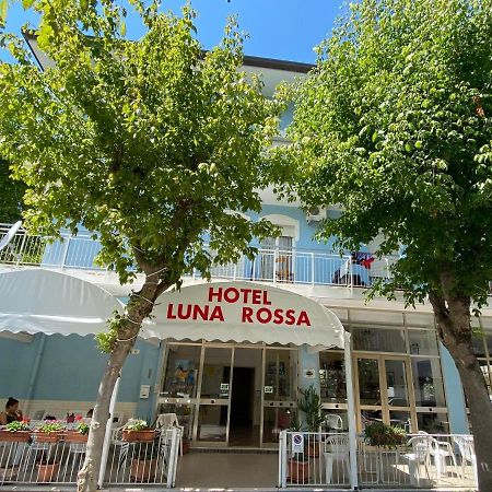 Hotel Luna Rossa Rímini Exterior foto